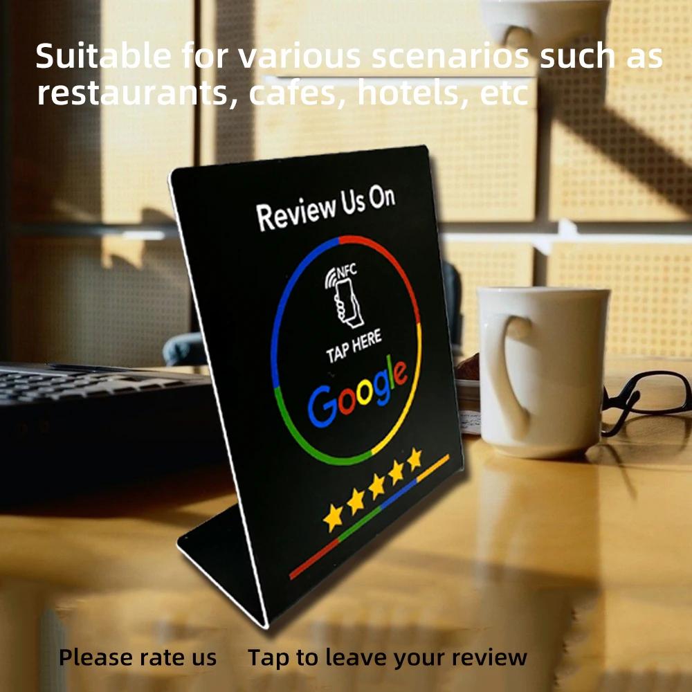 α׷  Google Review ī, NFC ̼ ̺, NFC Google Review ÷,  ī ĵ 귣 귡Ŷ, 13.56Mhz, 1 